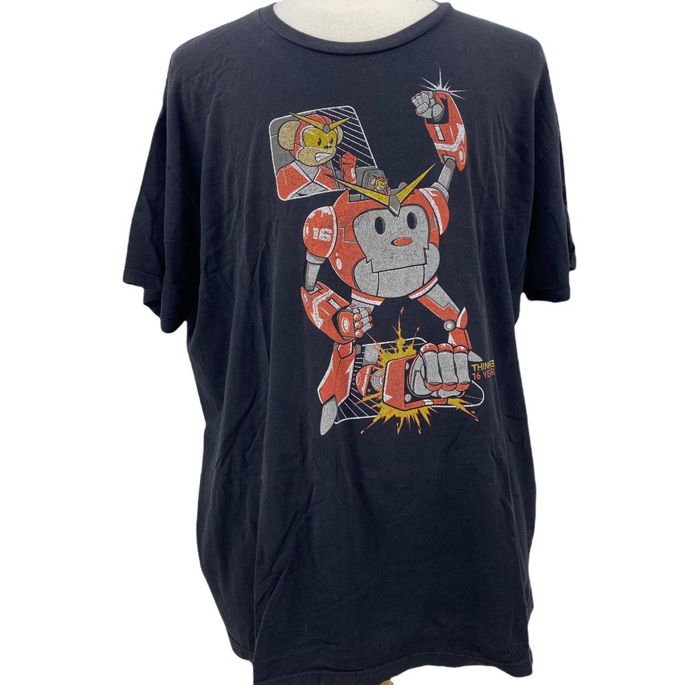 Vintage Robo Robot Timmy Thinkgeek Men's Casual 1… - image 1